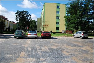 Parkingi i chodniki na Osiedlu Wojskowym w Białobrzegach